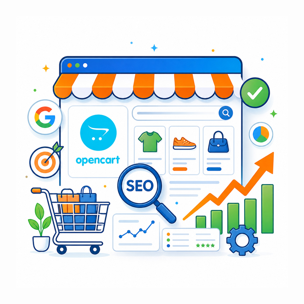The key difference: you get an online store already prepared for Google